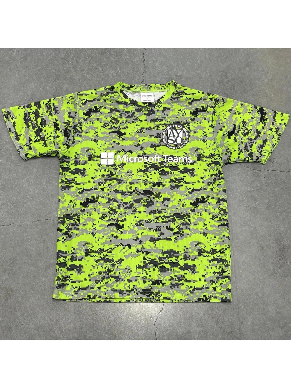 Protime Sports Green Digital Camo Kids T Shirt